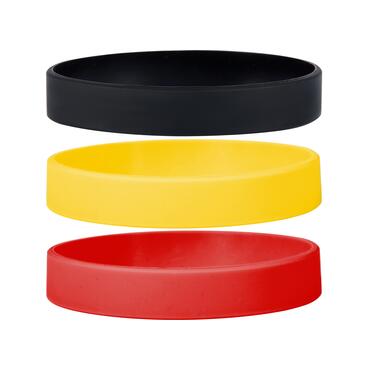 Silicone Bracelets Mix Belgium - for Adults front view