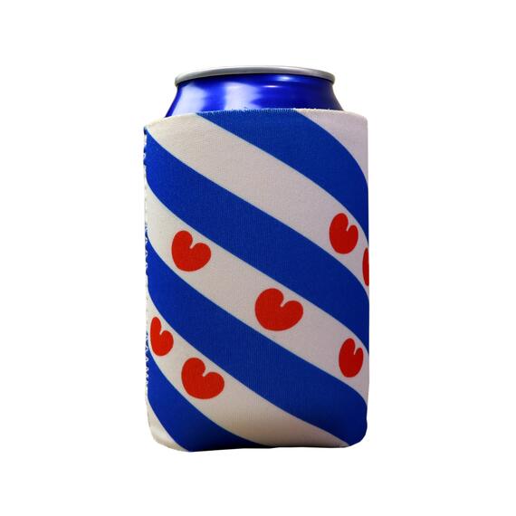 Can Coolers Friesland Flag for 33cl Cans in use
