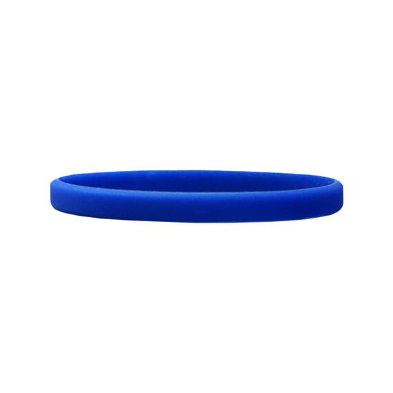 Narrow Silicone Bracelets Blue - for Children detail