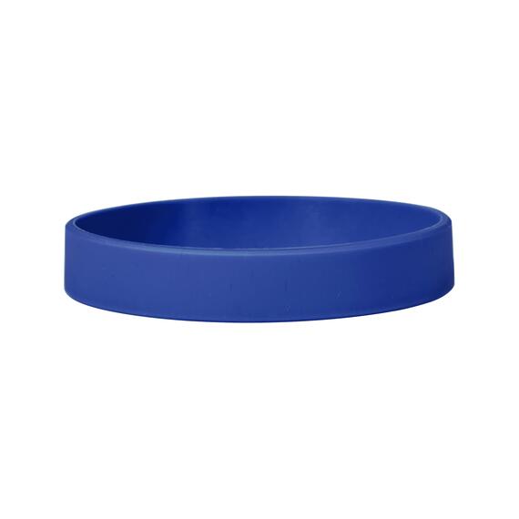 Silicone bracelets color blue detail view