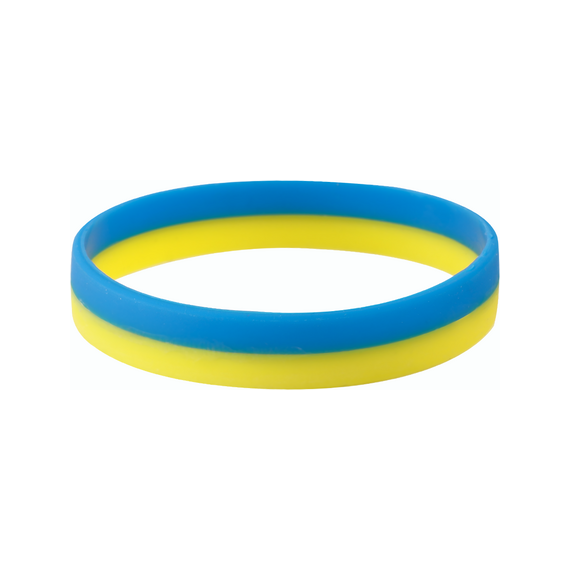 Luxury silicone bracelets flag Ukraine detail
