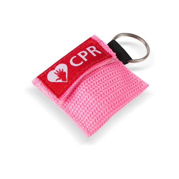 CPR Masks in Pink Keychains detailed view
