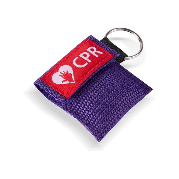 CPR Masks in Purple Keychains detailed view