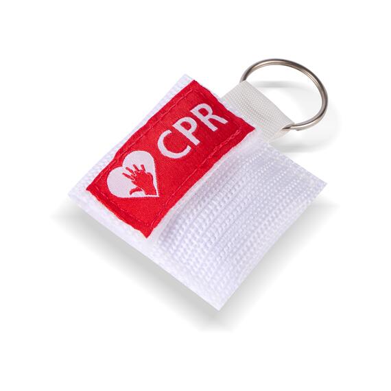 CPR Masks in White Keychains detailed view