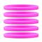 Narrow Silicone Bracelets Pink front view