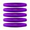 Narrow Silicone Bracelets Purple front view
