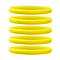 Narrow Silicone Bracelets Yellow - for Children front
