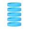 Silicone Bracelets Light Blue - for Adults front view
