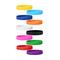 Silicone Bracelets Mix 10 Colours - for Adults front view