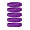 Silicone Bracelets Purple - for Adults front view
