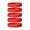 Silicone Bracelets Red - for Adults front view